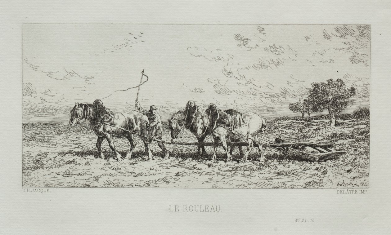 الأسطوانة ، 1868. بواسطة تشارلز إميل جاك