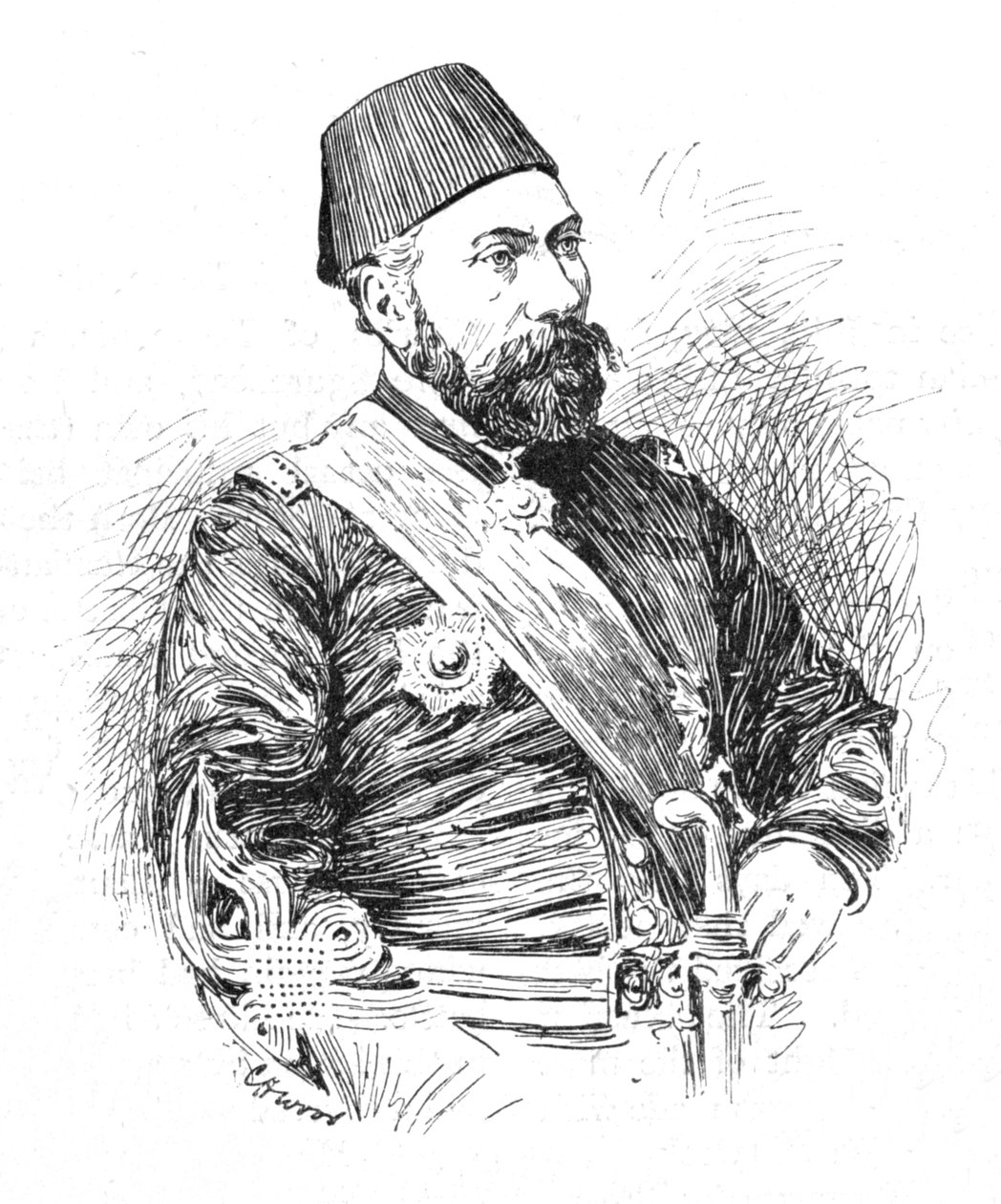 عثمان باشا ، 1902 بواسطة تشارلز هاي وود