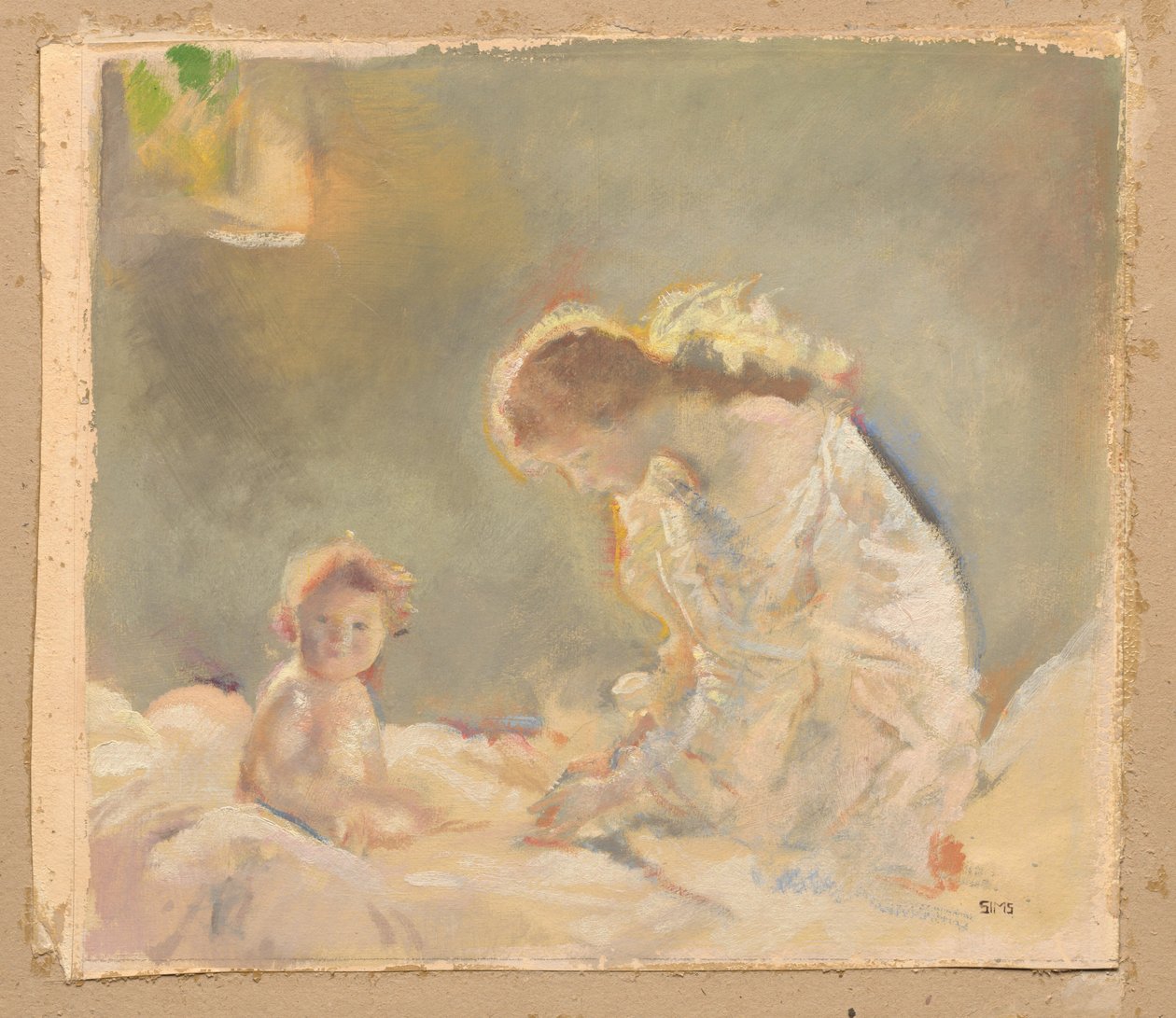 عبادة الطفل ، ج. 1926. بواسطة تشارلز سيمز