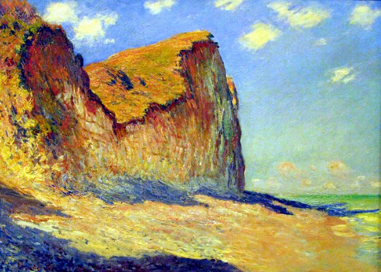 منحدرات بالقرب من Pourville بواسطة كلود مونيه