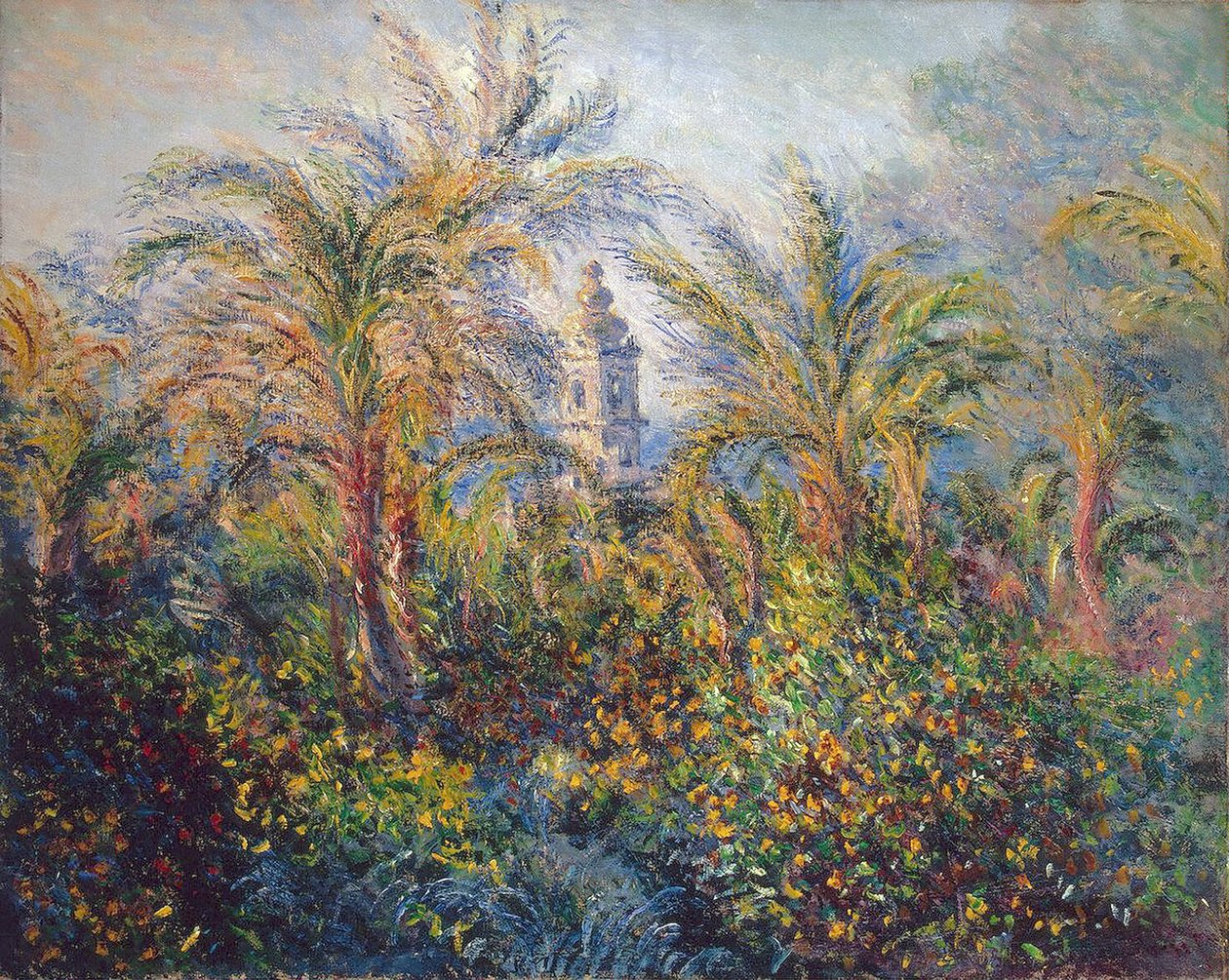 حديقة في بورديغيرا ، انطباع الصباح ، 1884 بواسطة كلود مونيه