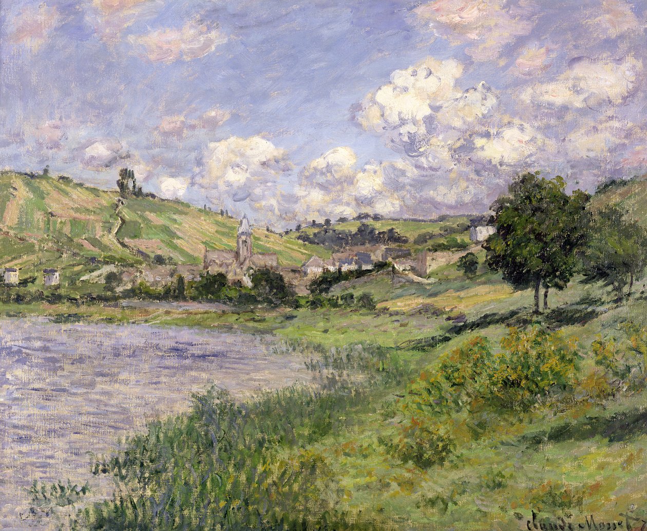 المناظر الطبيعية ، Vetheuil ، 1879 بواسطة كلود مونيه