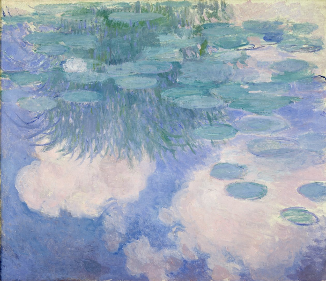 Waterlilies ، 1914-17 (انظر التفاصيل 382337) بواسطة كلود مونيه