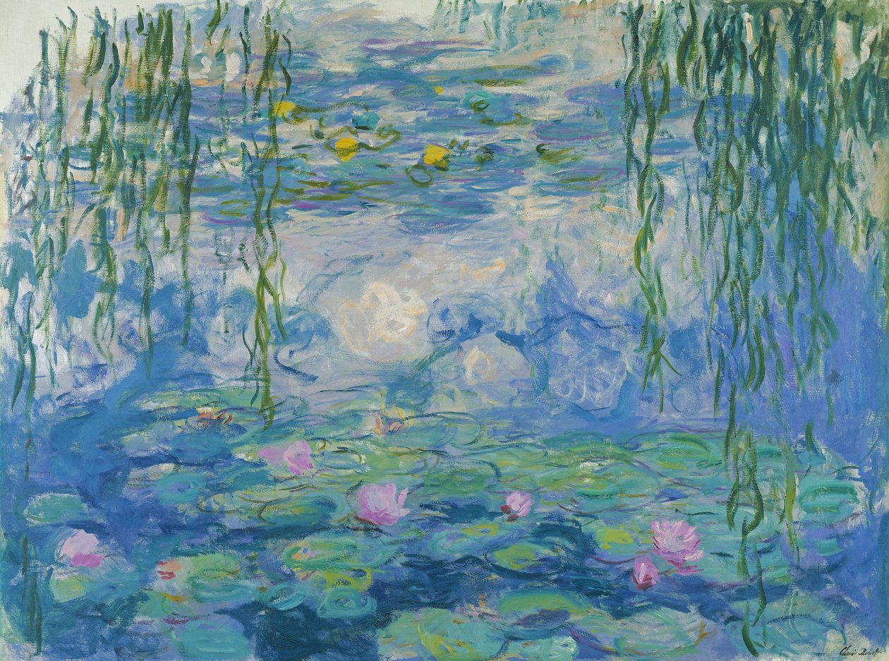Waterlilies ، 1916-1919 (انظر أيضًا التفاصيل 382331) بواسطة كلود مونيه