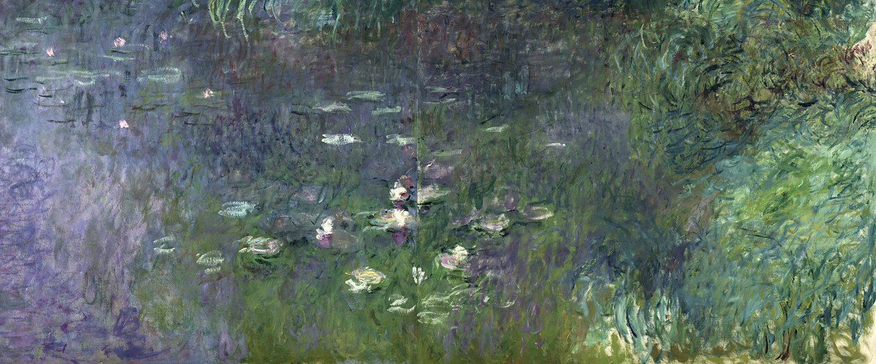 Waterlilies: صباح ، 1914-18 (القسم الأيمن) بواسطة كلود مونيه