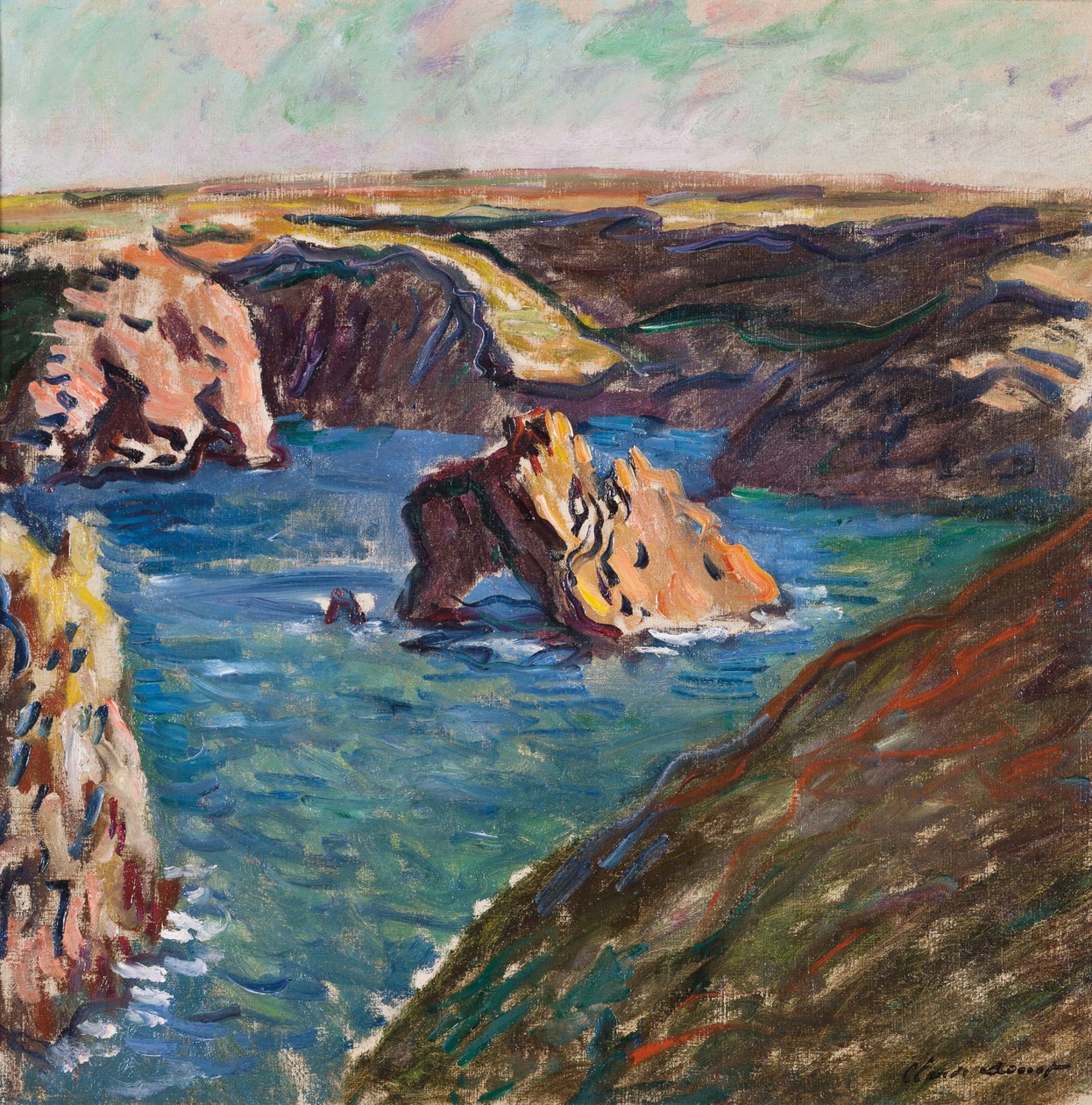 بيل إيل 1886 بواسطة كلود مونيه