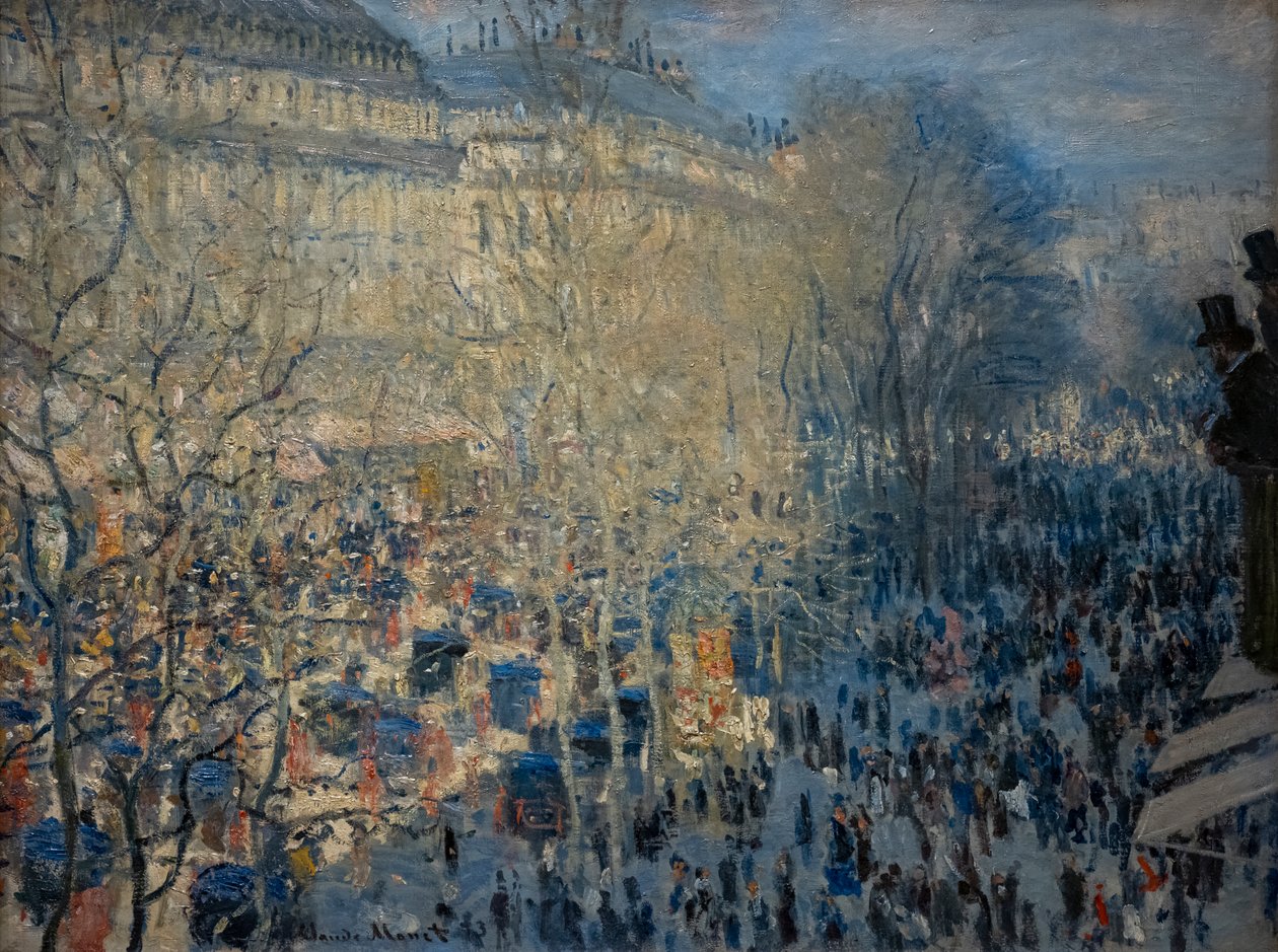 Boulevard des Capucines في باريس بواسطة كلود مونيه