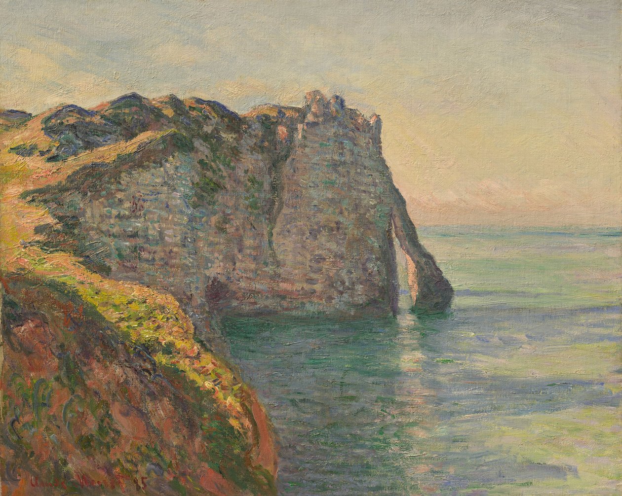 كليف وبورت دافال ، 1885. بواسطة كلود مونيه