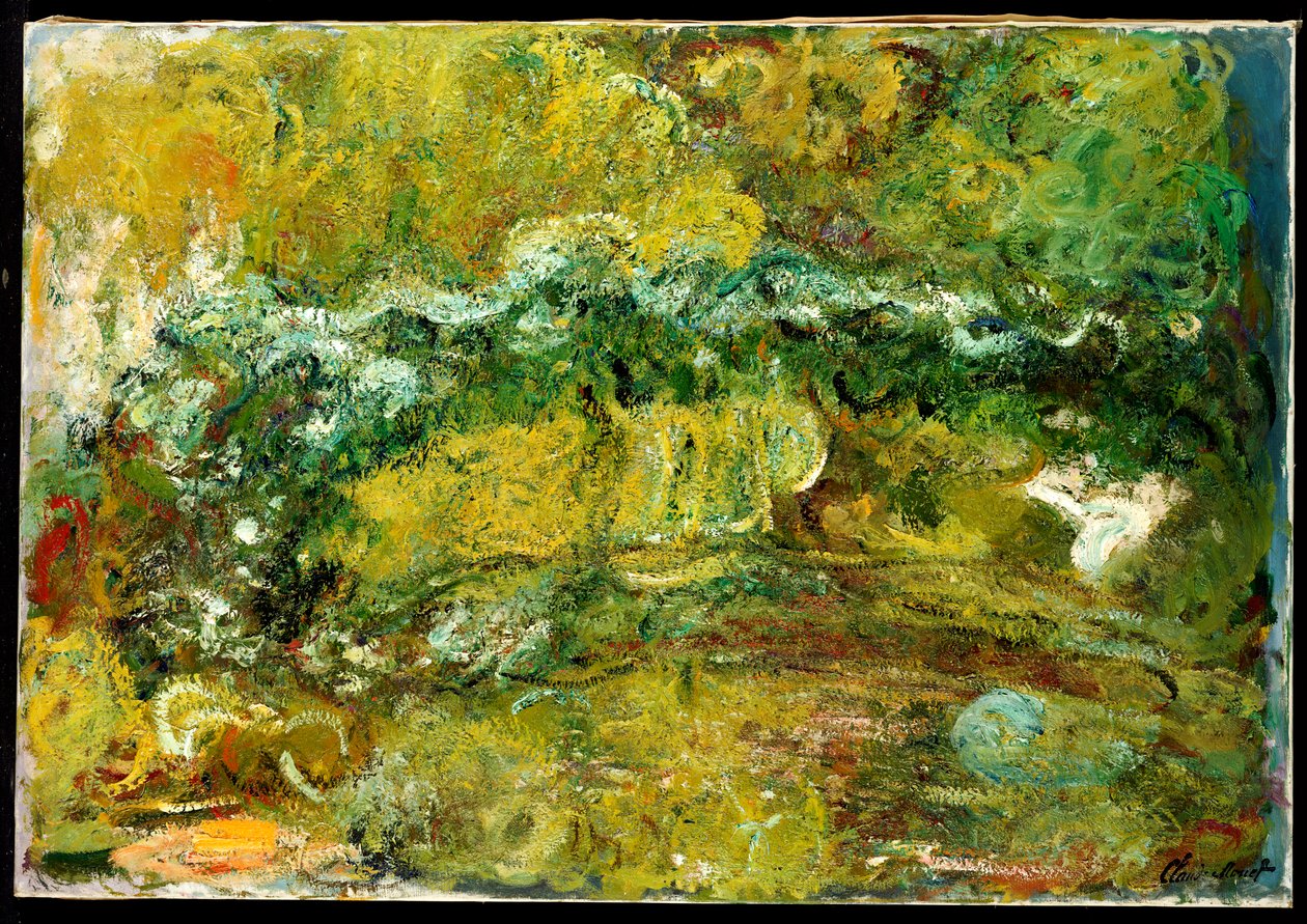 الجسر الياباني ، c.1918-24 بواسطة كلود مونيه