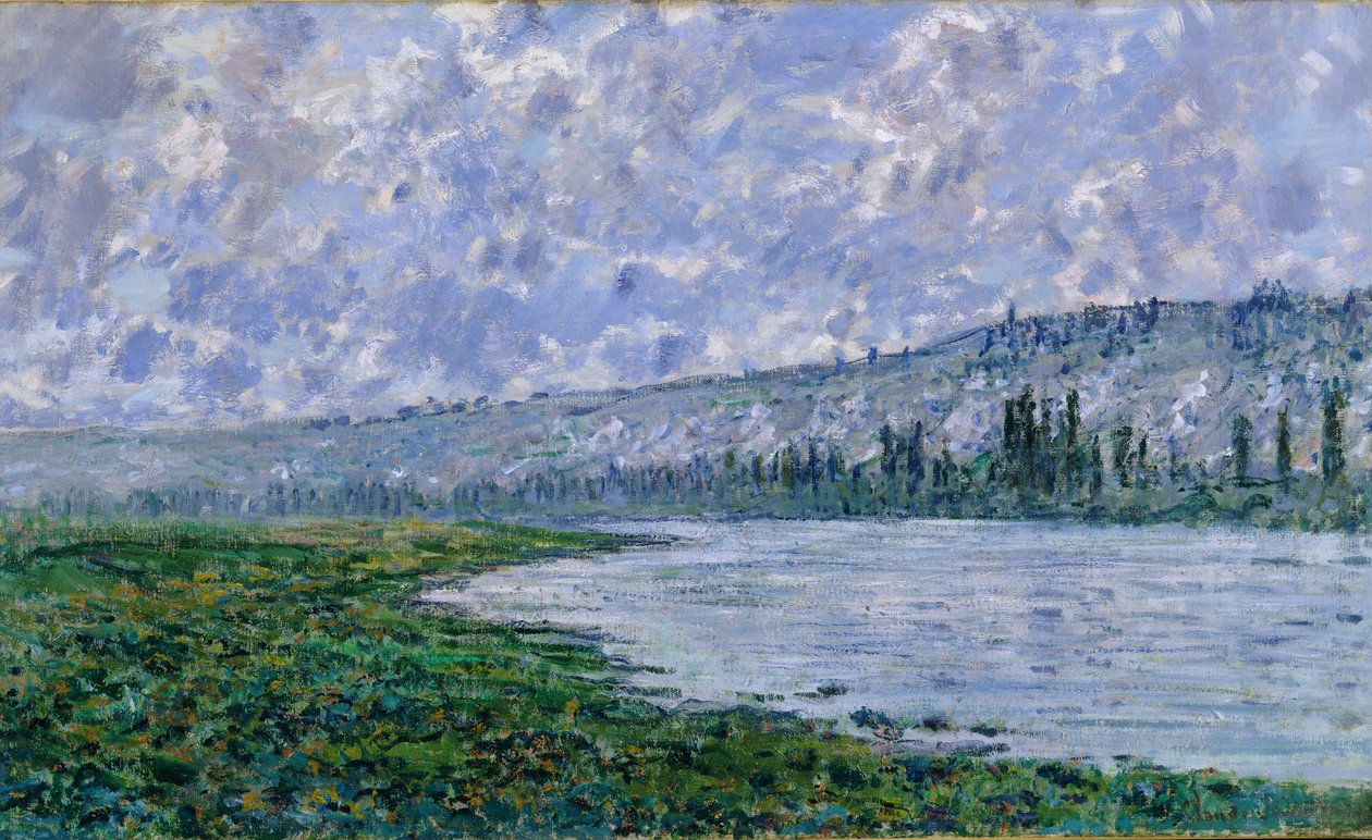السين في Vétheuil ، 1880 بواسطة كلود مونيه