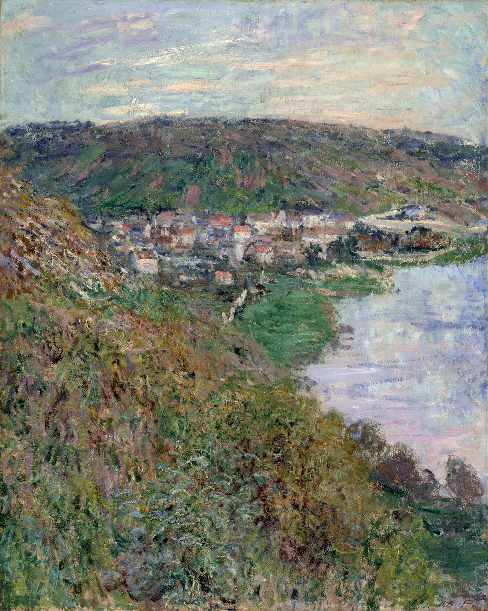 منظر لـ Vétheuil بواسطة كلود مونيه
