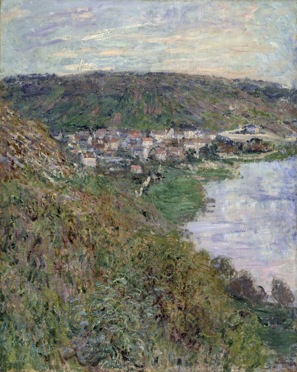 منظر لـ Vétheuil بواسطة كلود مونيه