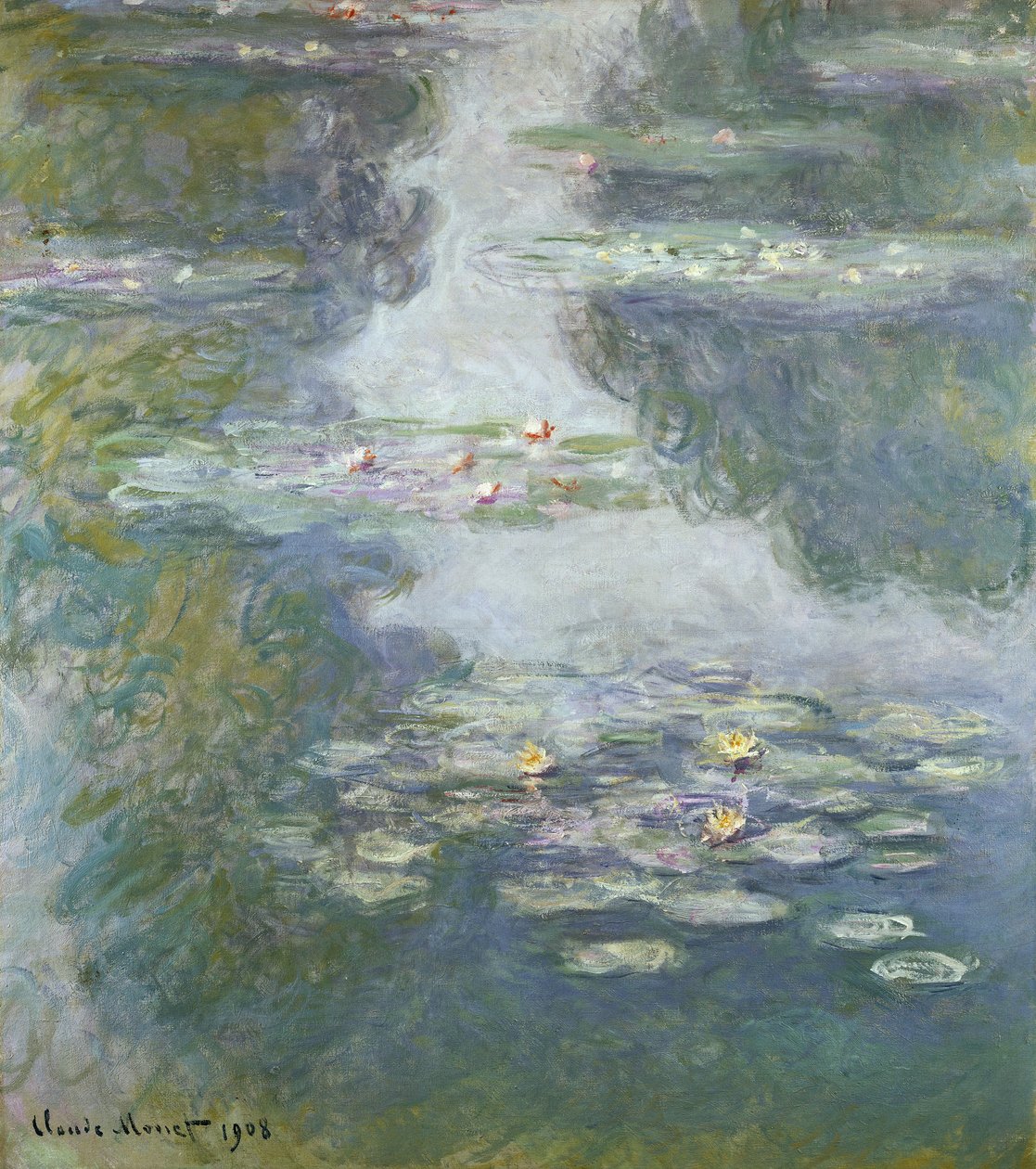 Waterlilies ، Nympheas ، 1908 بواسطة كلود مونيه