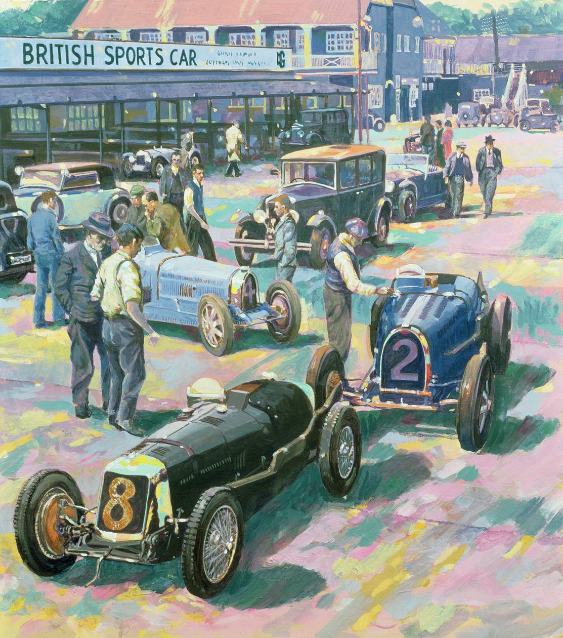 Brooklands Heyday بواسطة كلايف ميتكالف