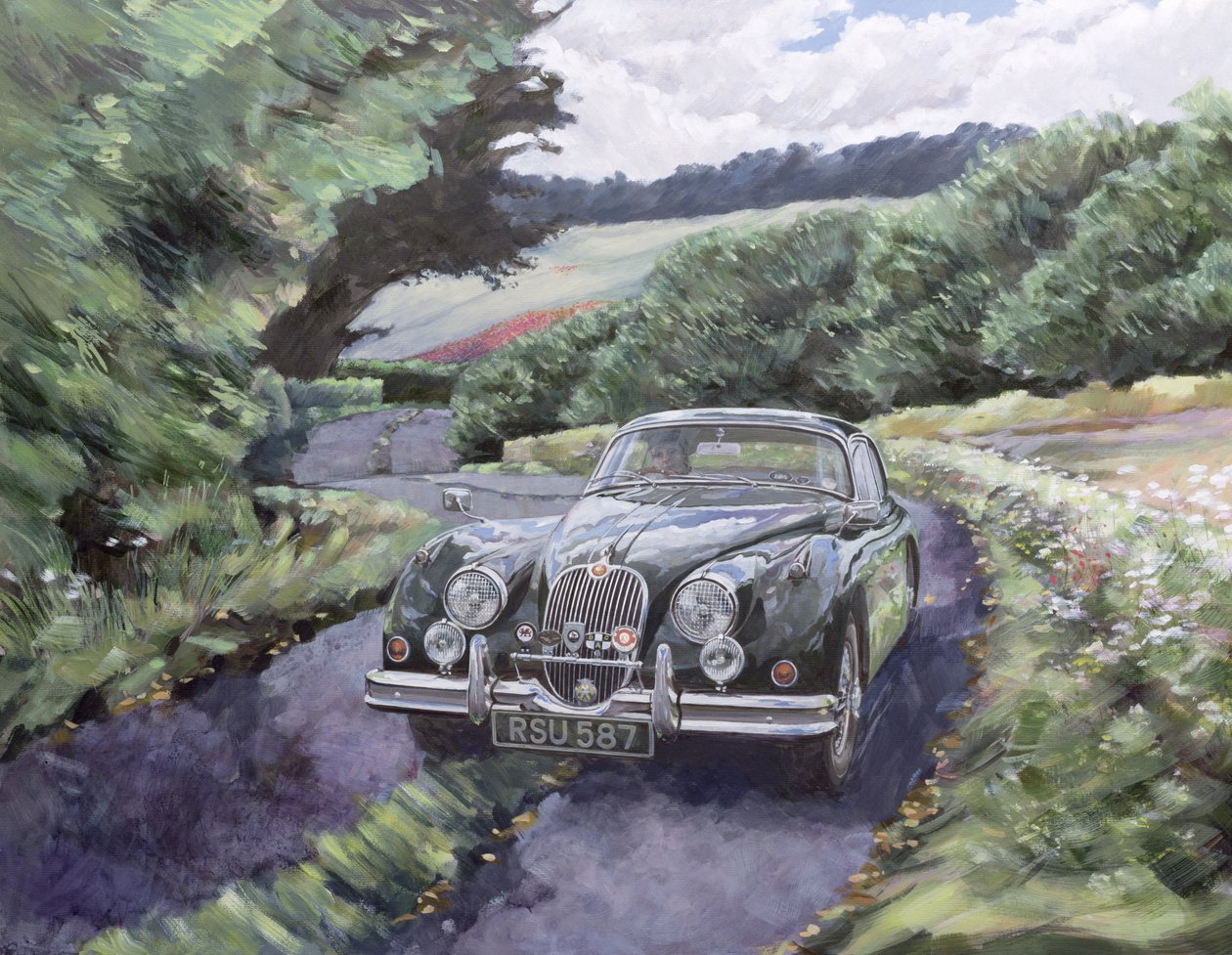 جاغوار XK150 Cruising بواسطة كلايف ميتكالف