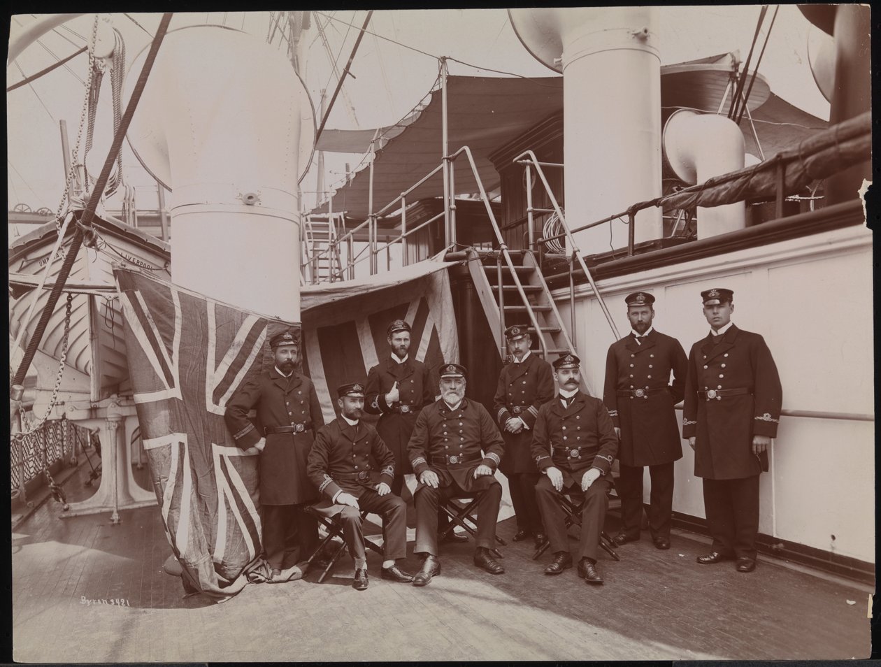 Cunard Line، SS "Umbria"، c.1897 (b / w photo) بواسطة شركة بايرون