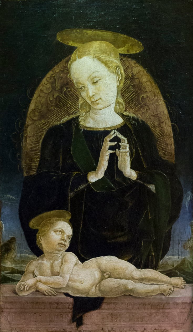مادونا والطفل بواسطة Cosimo Tura