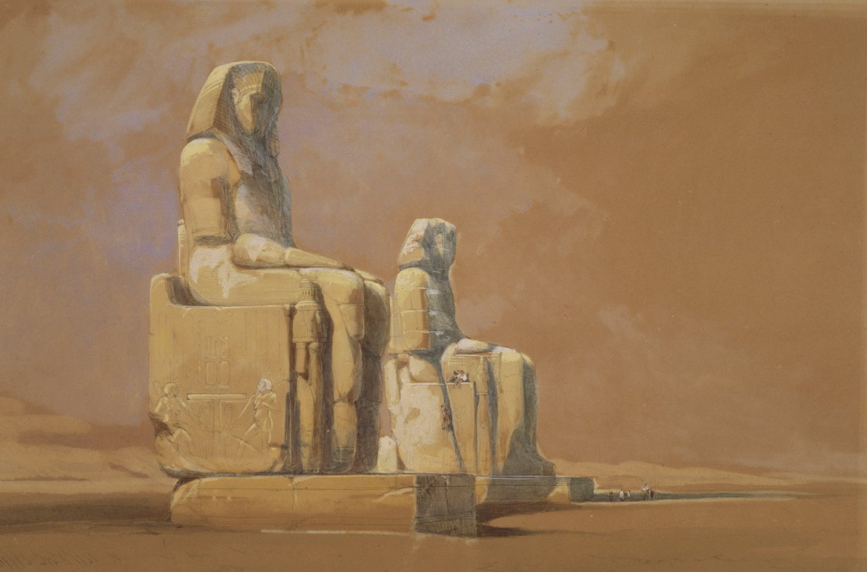 كولوسي ، طيبة ، 1838 بواسطة ديفيد روبرتس