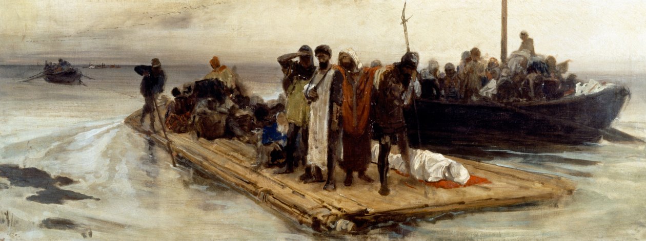 Refugees from Aquileia بواسطة دومينيكو موريلي