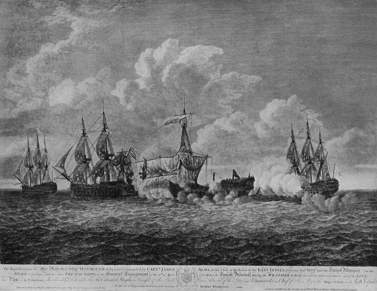 معركة بروفيدن ، c1786 بواسطة دومينيك سيريس