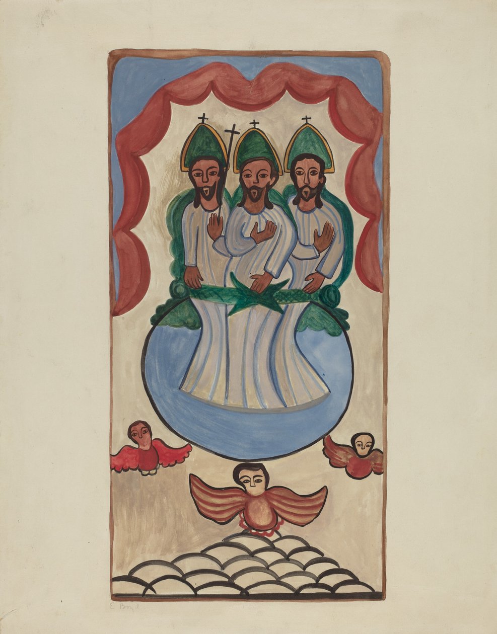 مذبح الثالوث ، ج .1936. بواسطة إي بويد