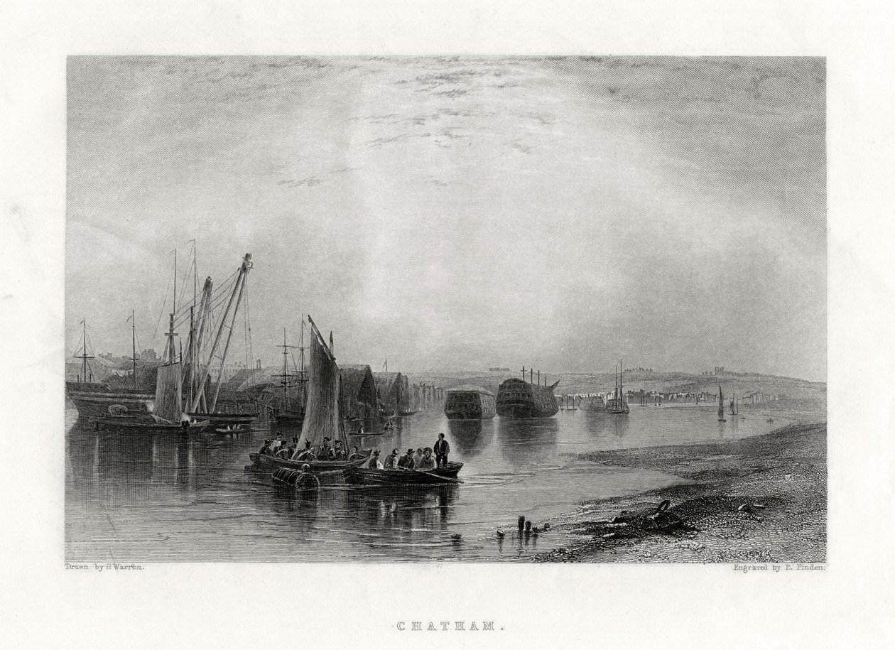 Chatham, Kent, 1860 بواسطة E. البحث