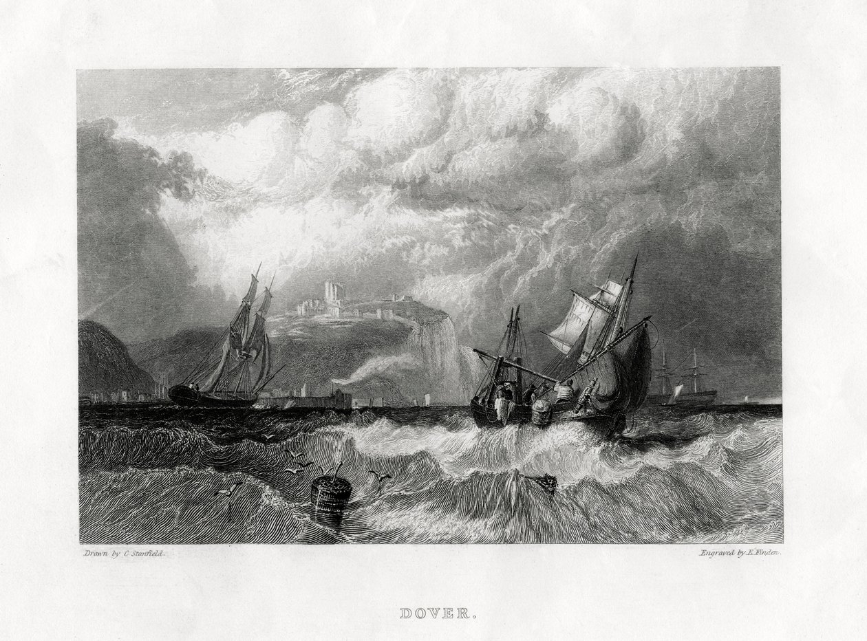 Dover, Kent, 1860 بواسطة E. البحث