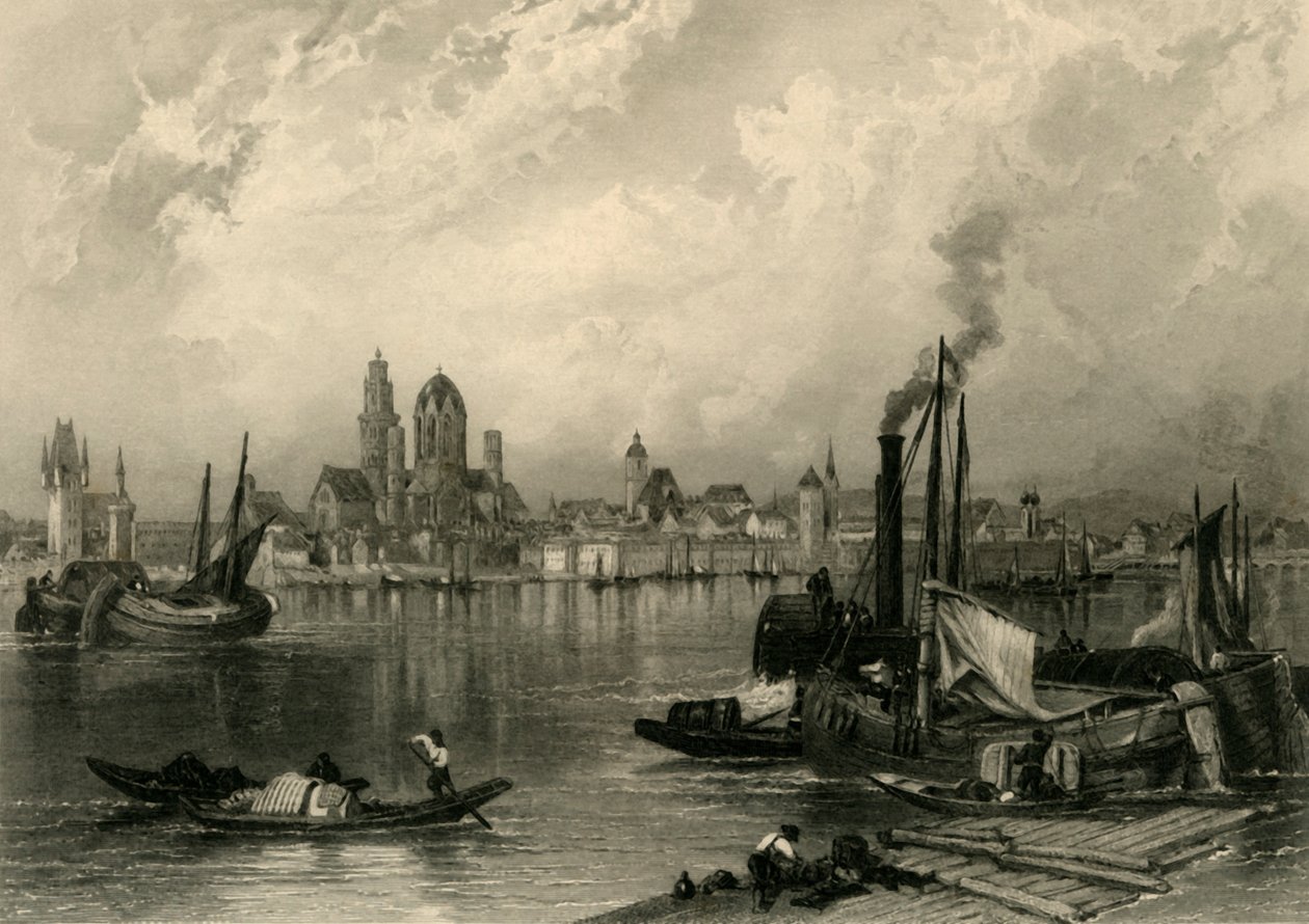 ماينز ، عام 1872. بواسطة إي روبرتس