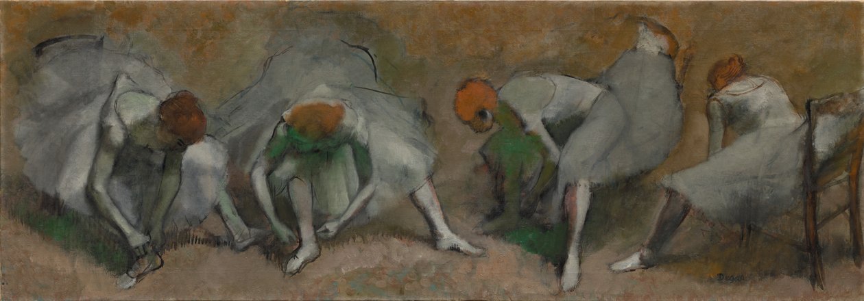 إفريز الراقصين ، ج. 1895. بواسطة إدغار ديغا
