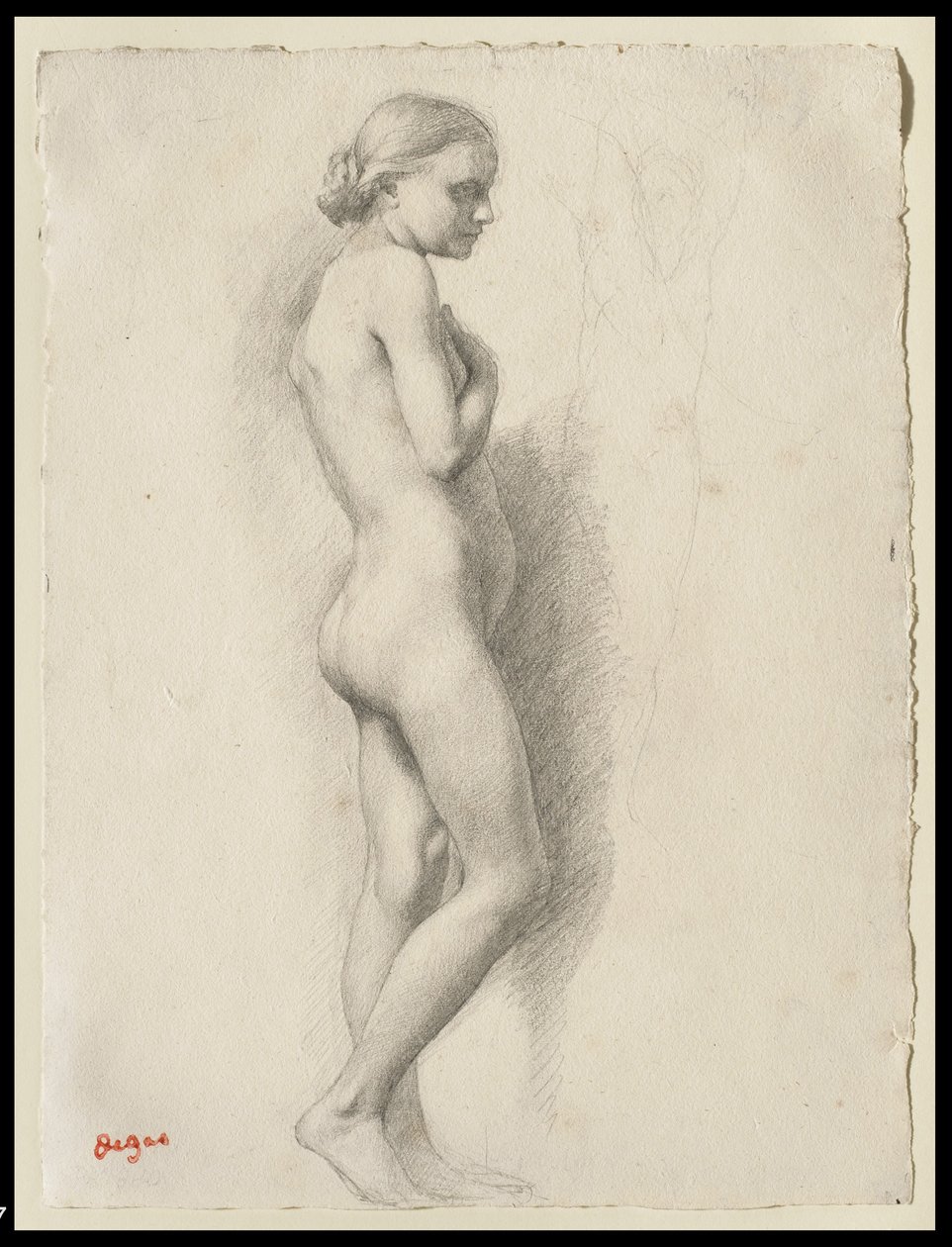 الدائمة العارية ، c.1860-65 بواسطة إدغار ديغا