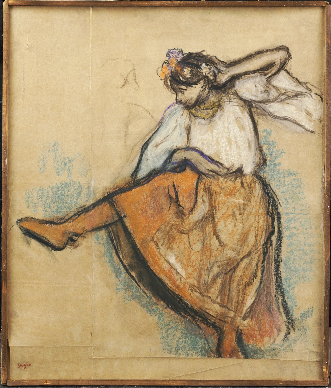 الراقصة الروسية 1895 بواسطة إدغار ديغا