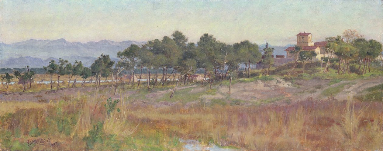 في توسكانا ، 1897 بواسطة إديث ريدلي كوربيت