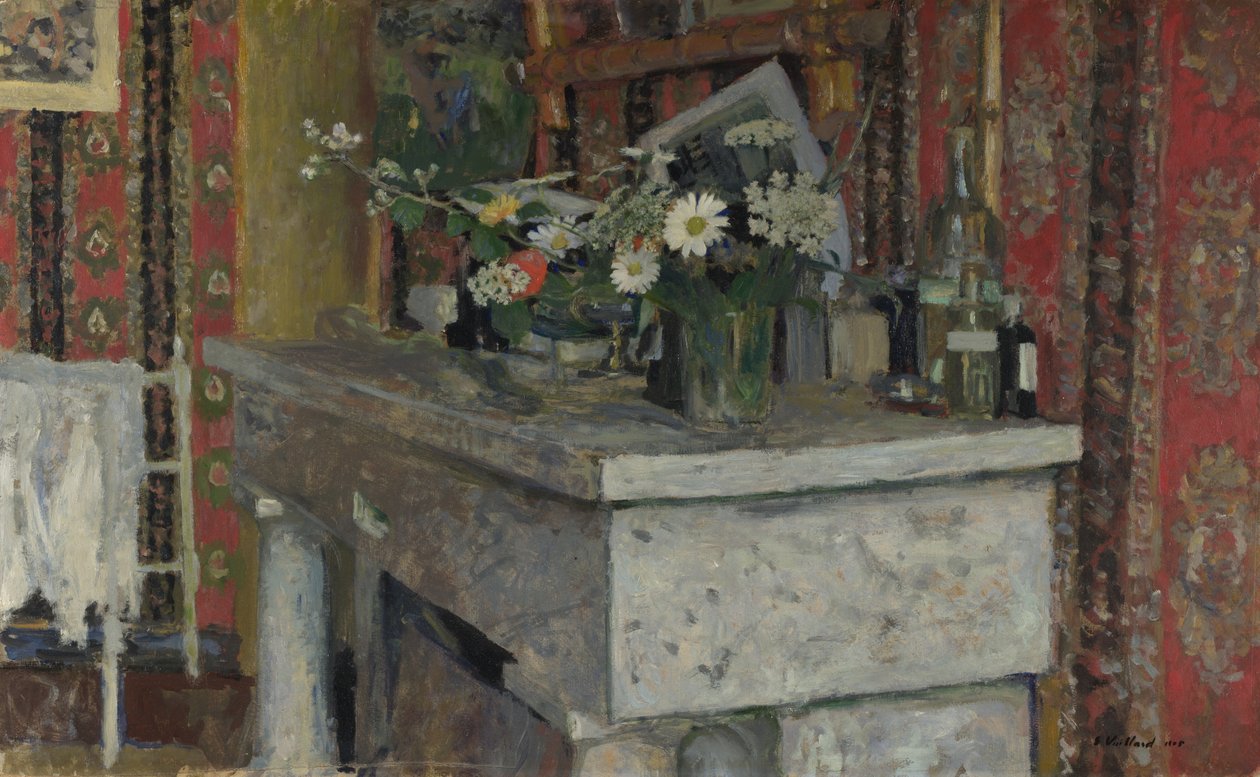 The Mantelpiece La Cheminée ، 1905 بواسطة إدوارد فويلارد