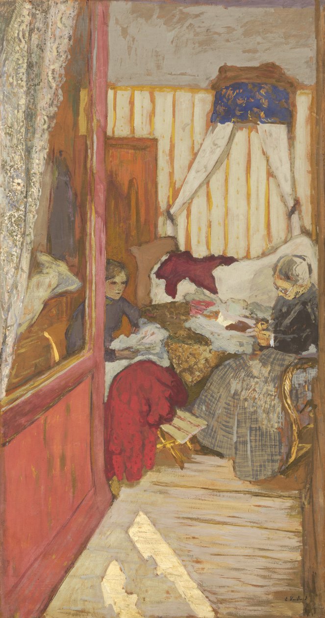 خياطة النساء ، ج. 1912. بواسطة إدوارد فويلارد