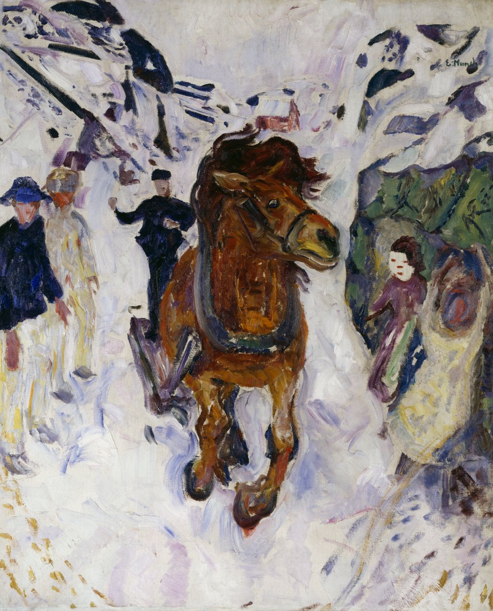 Galloping horse بواسطة إدوارد مونش
