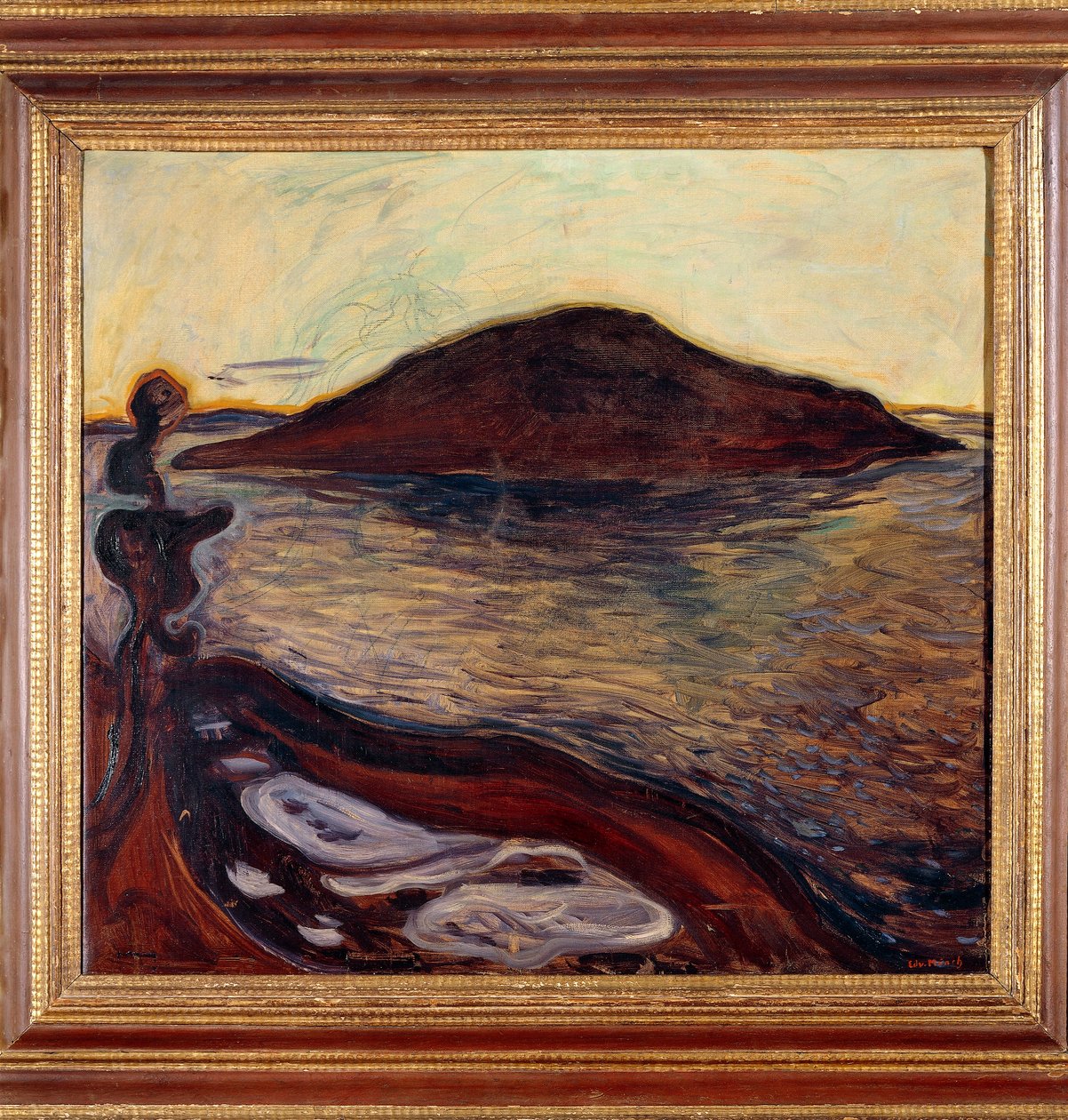 The Island (oil on canvas) بواسطة إدوارد مونش