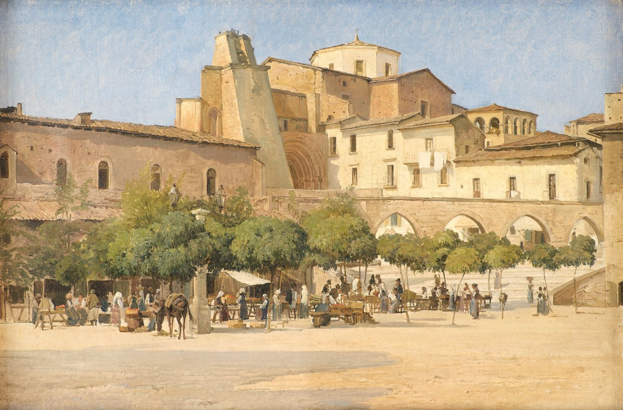 Torvet i Sulmona بواسطة إدوارد بيترسن