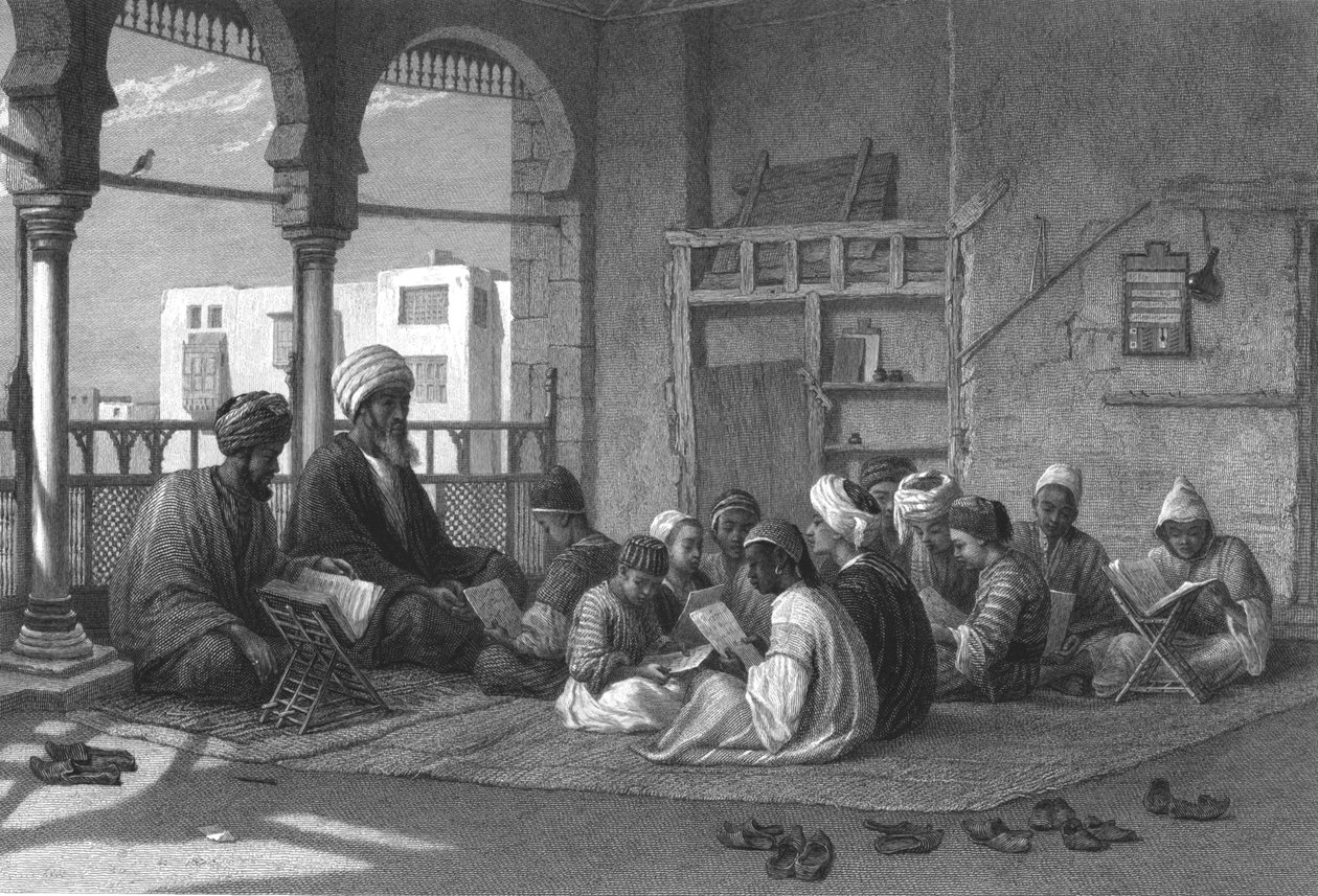 مدرسة سلطان حسن ، c1869 بواسطة إدوارد جودال