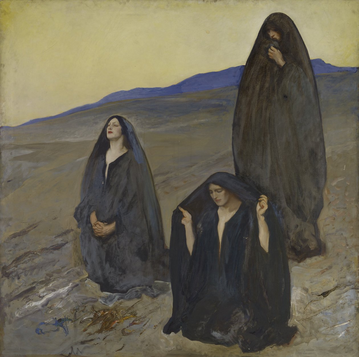 The Three Marys ، c.1905-10 بواسطة إدوين أوستن أبي