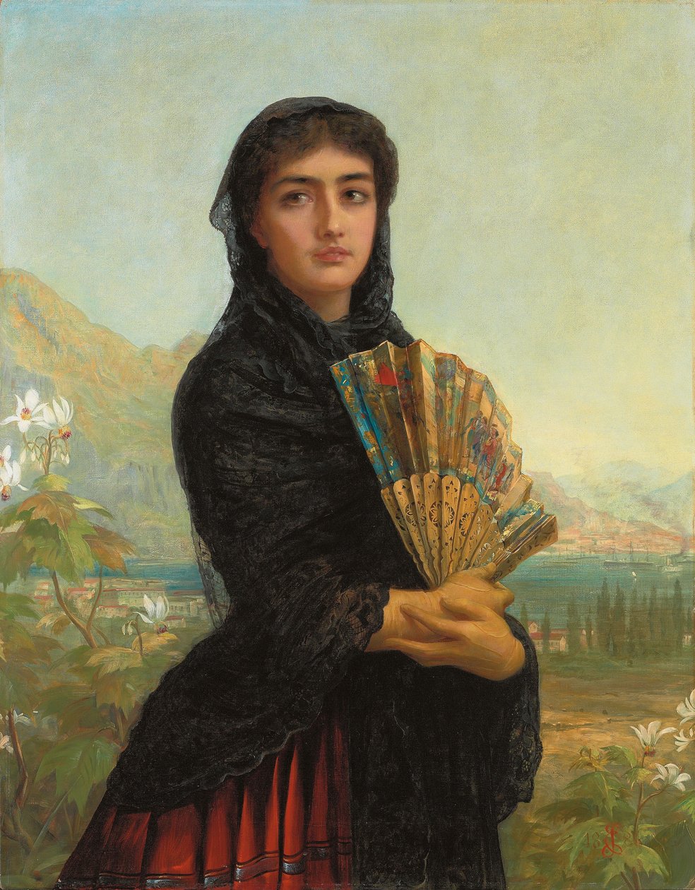 جبل طارق ، 1886 بواسطة إدوين لونجسدن لونج
