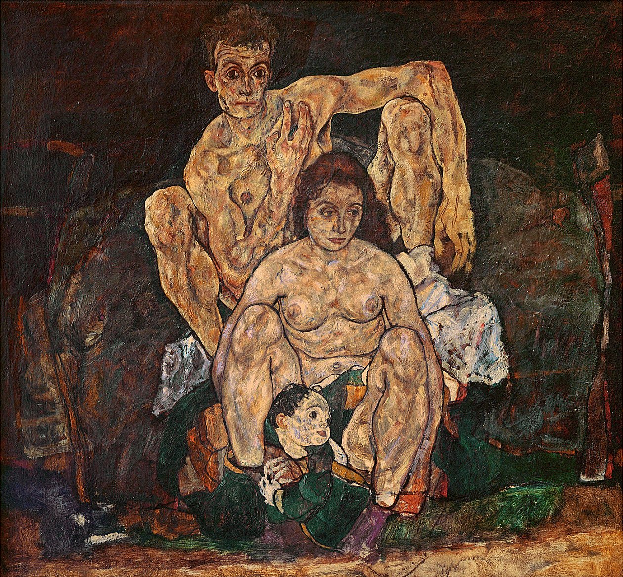الأسرة ، 1918 بواسطة ايغون شييل