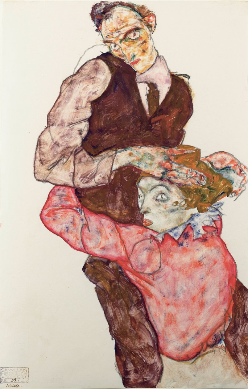 عشاق ، 1914-1915 بواسطة ايغون شييل