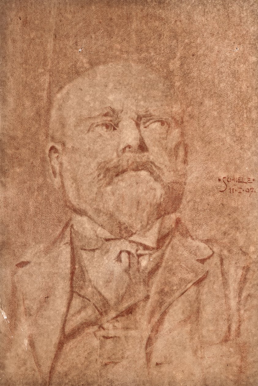 صورة لرجل 1907 بواسطة ايغون شييل
