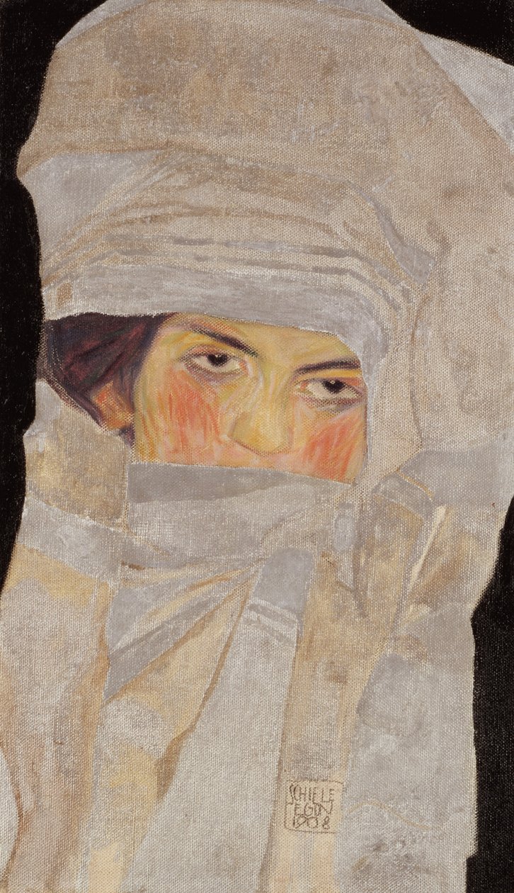 أخت الفنانة ميلاني 1908 بواسطة ايغون شييل
