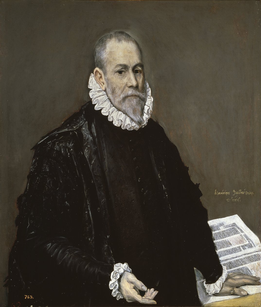 صورة الطبيب ، 1582-1585 بواسطة إل جريكو