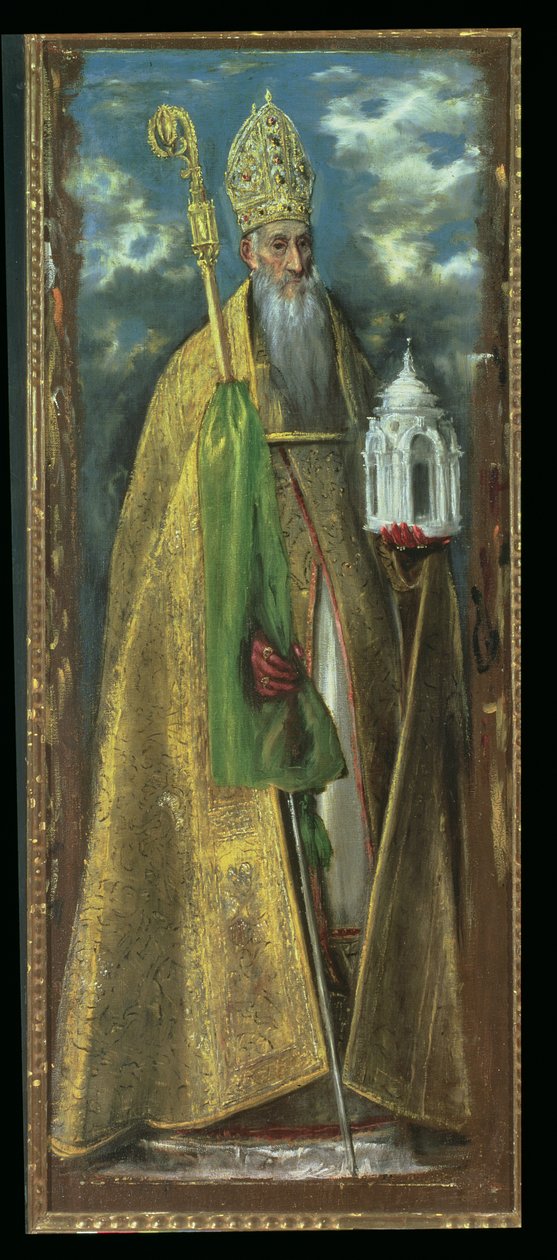 القديس أغسطينوس (354-430) 1590 بواسطة إل جريكو
