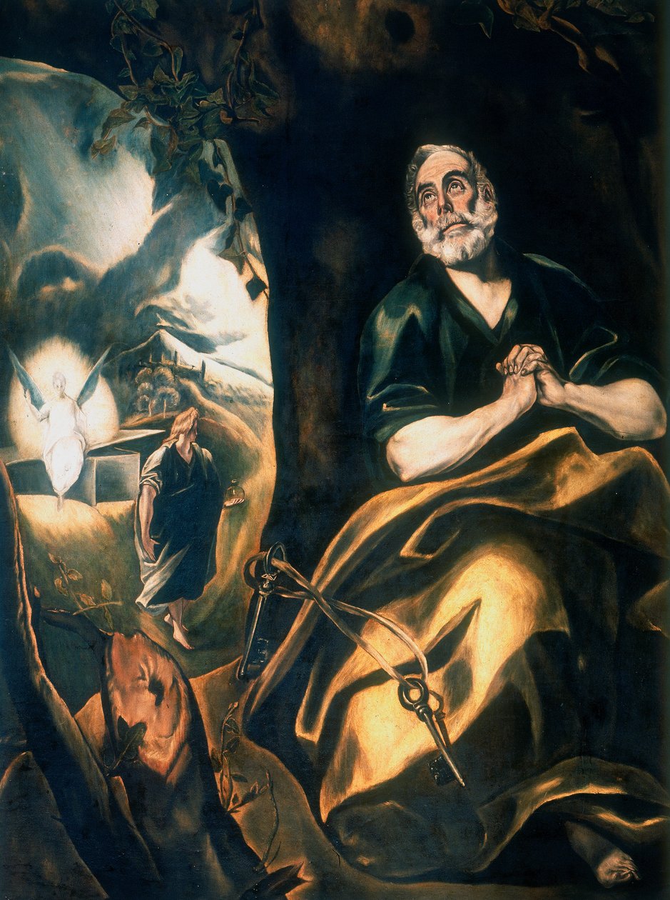 سانت بيترز دموع ، c1561-1614 بواسطة إل جريكو