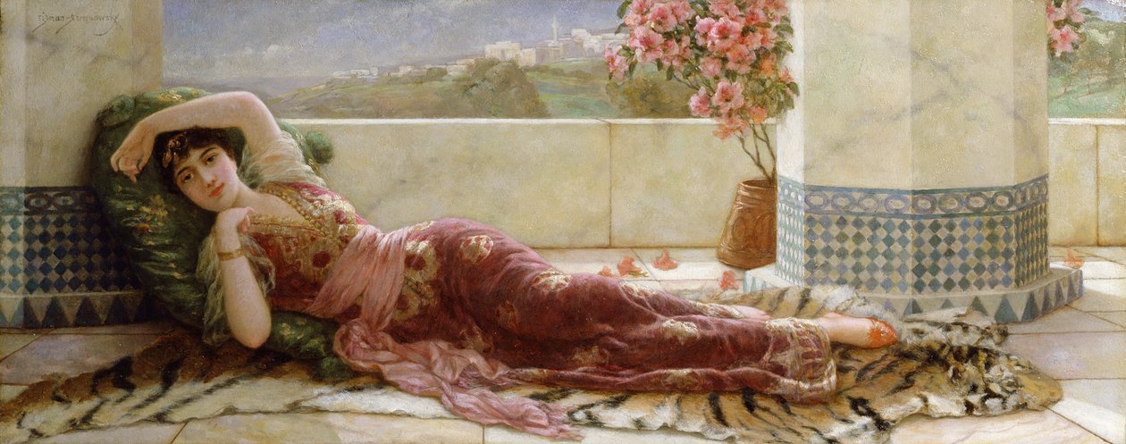 مستلق الفتاة الكلاسيكية بواسطة إميل إيزمان سيمينوفسكي