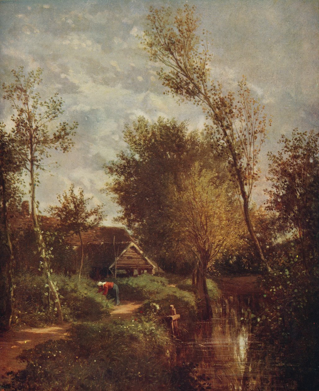 Ecouen ، 1858 ، c1915 بواسطة اميل لامبينيت
