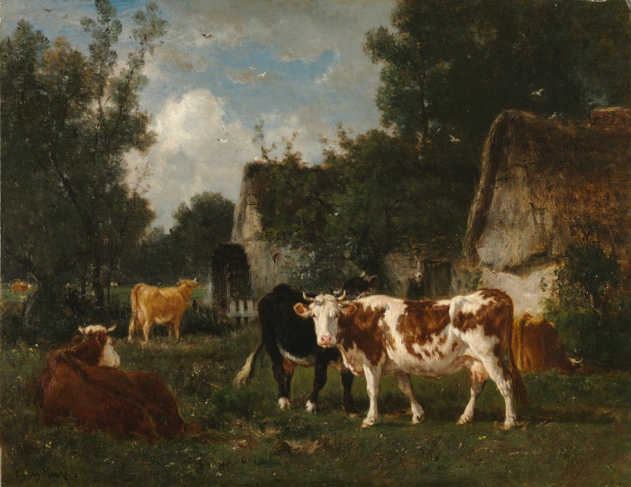 الطاحونة بواسطة Emile van Marcke de Lummen